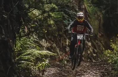 Mountain Bike Extreme Driving