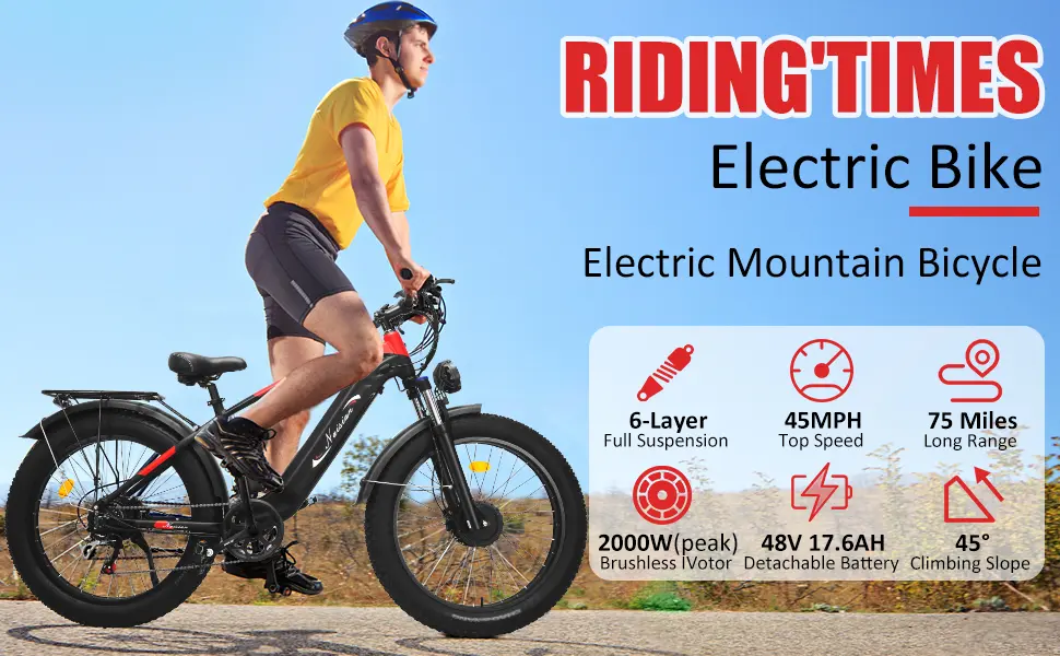 Naisian Mountain Electric Bike for Adults Description 1