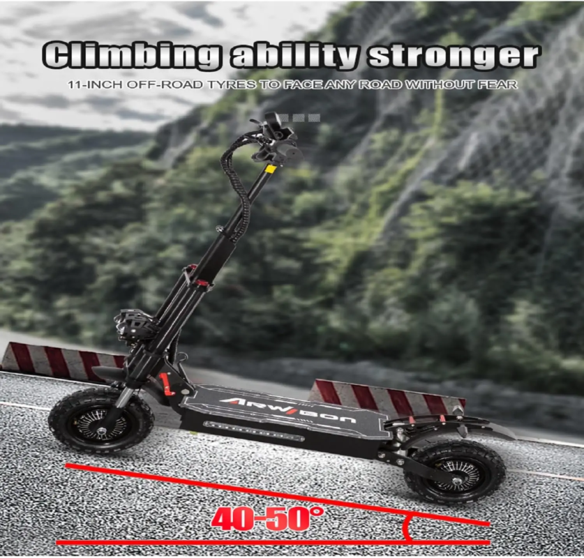 Q12 Electric Scooter 6000W 4