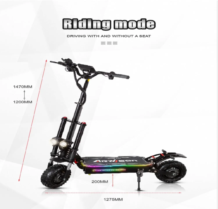 Q12 Electric Scooter 6000W 5