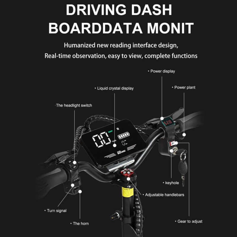 Q30 Electric Scooter 2500W Drive Motor for Adults 5