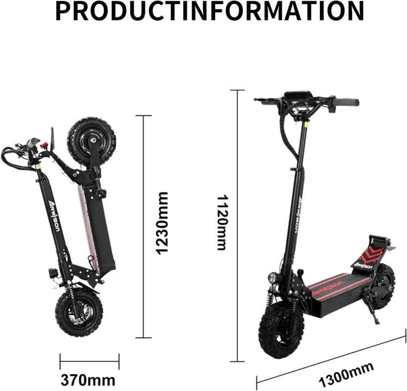 Q30 Electric Scooter 2500W Drive Motor for Adults 6