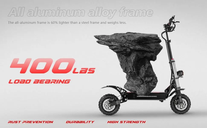 S3 Electric Scooter 6000W Dual Drive Motor with Seat 6