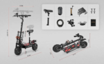 S3 Electric Scooter 6000W Dual Drive Motor with Seat 7